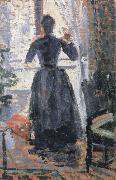 unknow artist woman at the window Germany oil painting artist